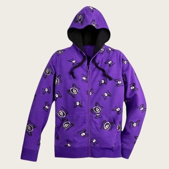 EUC | Disney Parks | Limited Edition Minnie Mouse Halloween Hoodie | Purple | XS - Picture 1 of 13